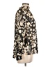 H&M 100% Polyester Animal Print Gold Long Sleeve Blouse Size 10 - photo 4