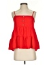 Paper Crane 100% Polyester Red Sleeveless Blouse Size XS - photo 1