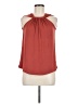 Amour Vert Red Orange Sleeveless Blouse Size M - photo 1