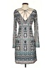Hale Bob Print Gray Cocktail Dress Size XS - photo 2