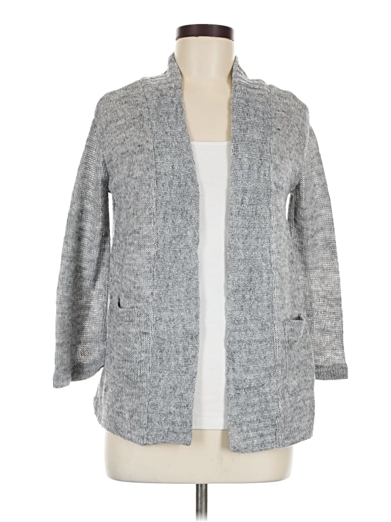 Mia Joy Cardigan Sweater In Gray