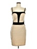 Ark & Co. Color Block Tan Cocktail Dress Size M - photo 1