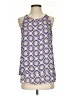 Zac & Rachel 100% Polyester Blue Sleeveless Blouse Size S - photo 1