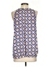 Zac & Rachel 100% Polyester Blue Sleeveless Blouse Size S - photo 2