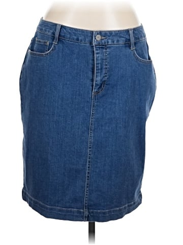 Charter Club Denim Skirt (view 1)