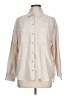 Old Navy Solid Ivory Long Sleeve Button-Down Shirt Size L - photo 1