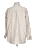 Old Navy Solid Ivory Long Sleeve Button-Down Shirt Size L - photo 2