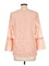 JM Collection Pink 3/4 Sleeve Blouse Size L - photo 2