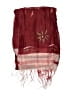 Unbranded Burgundy Red Scarf One size - photo 2
