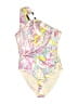 Nocturne 100% Polyester Graphic Pink One Piece Swimsuit Size L - photo 1