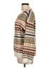 Knox Rose Chevron-herringbone Tan Pullover Sweater Size L - photo 5
