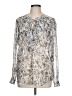 The Kooples Silver Long Sleeve Blouse Size L (estimated) - photo 1