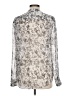 The Kooples Silver Long Sleeve Blouse Size L (estimated) - photo 2