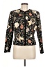 Lillie Rubin 100% Polyester Floral Black Jacket Size 8 - photo 1
