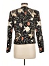 Lillie Rubin 100% Polyester Floral Black Jacket Size 8 - photo 2