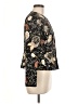 Lillie Rubin 100% Polyester Floral Black Jacket Size 8 - photo 4