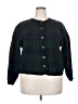 August Max Woman 100% Wool Plaid Green Jacket Size 2X - photo 1