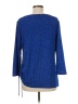 Lark Lane Blue 3/4 Sleeve Top Size M - photo 2