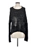 BCBGMAXAZRIA Metallic Black Pullover Sweater Size S - photo 1