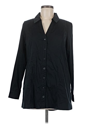 Soft Surroundings 3/4 Sleeve Button-Down Shirt (view 1)