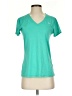 Nike 100% Polyester Teal Short Sleeve Top Size S - photo 1