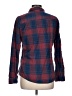 Fox 100% Cotton Plaid Burgundy Long Sleeve Button-Down Shirt Size L - photo 2
