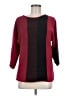David Brooks 100% Cotton Color Block Burgundy Pullover Sweater Size M - photo 1