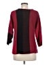 David Brooks 100% Cotton Color Block Burgundy Pullover Sweater Size M - photo 2