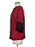 David Brooks 100% Cotton Color Block Burgundy Pullover Sweater Size M - photo 5