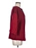 David Brooks 100% Cotton Color Block Burgundy Pullover Sweater Size M - photo 4