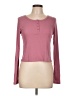 Gap Body Pink Long Sleeve Henley Size M - photo 1