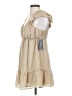 Blush 100% Polyester Tan Casual Dress Size S - photo 5