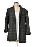 Anne Klein 100% Polyester Plaid Gray Blazer Size M - photo 1