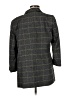 Anne Klein 100% Polyester Plaid Gray Blazer Size M - photo 2