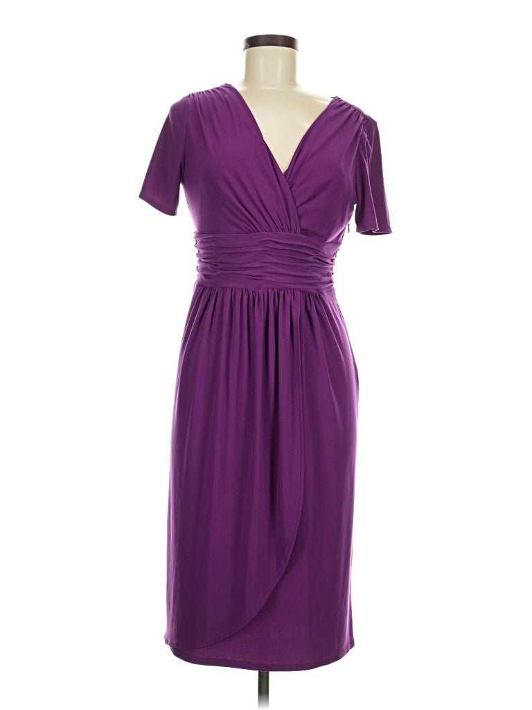 Pre-owned Evan Picone Cocktail Dress In Purple