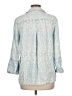 Bella Dahl Blue 3/4 Sleeve Button-Down Shirt Size L - photo 2