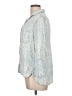 Bella Dahl Blue 3/4 Sleeve Button-Down Shirt Size L - photo 5