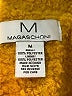 M Magaschoni 100% Polyester Yellow Coat Size M - photo 6