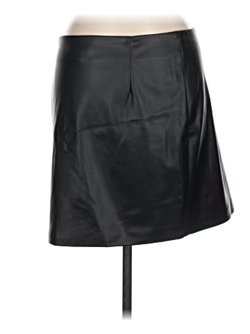 Topshop Faux Leather Skirt (view 2)