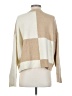 MNG Color Block Tan Pullover Sweater Size XS - photo 2