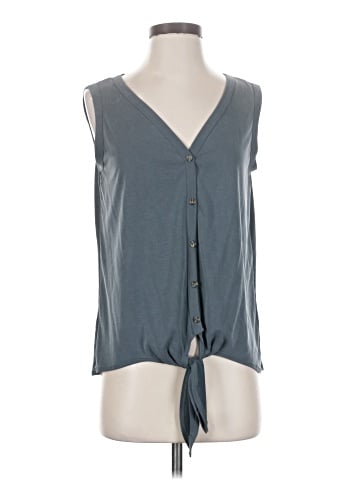 Green Envelope Sleeveless T-Shirt (view 1)