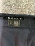 Theory Solid Black Wool Skirt Size 10 - photo 4