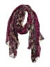 Tasha 100% Polyester Paisley Purple Pink Scarf One size - photo 1