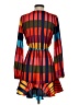 Express 100% Polyester Print Orange Casual Dress Size XS - photo 2