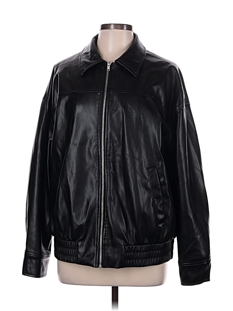 Pre-owned Forever 21 Jacket In Black