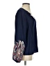 Ramy Brook 100% Polyester Blue Long Sleeve Blouse Size S - photo 4