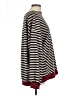 UEU Stripes Burgundy Pullover Sweater Size L - photo 4