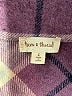 Hem & Thread Plaid Purple Coat Size L - photo 6