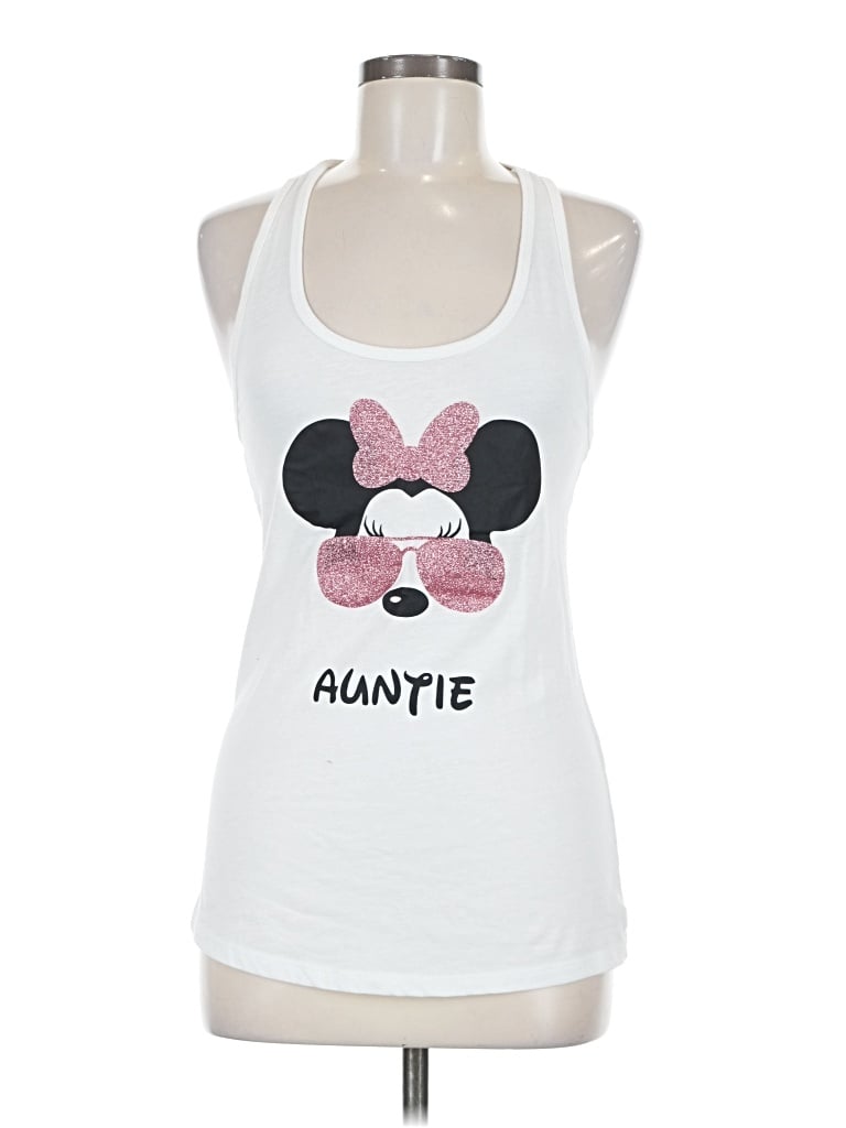 Pre-owned Ideal T Tank Top White Halter Neckline Tops