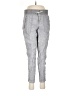 Athleta 100% Linen Chevron-herringbone Gray Linen Pants Size 6 - photo 1